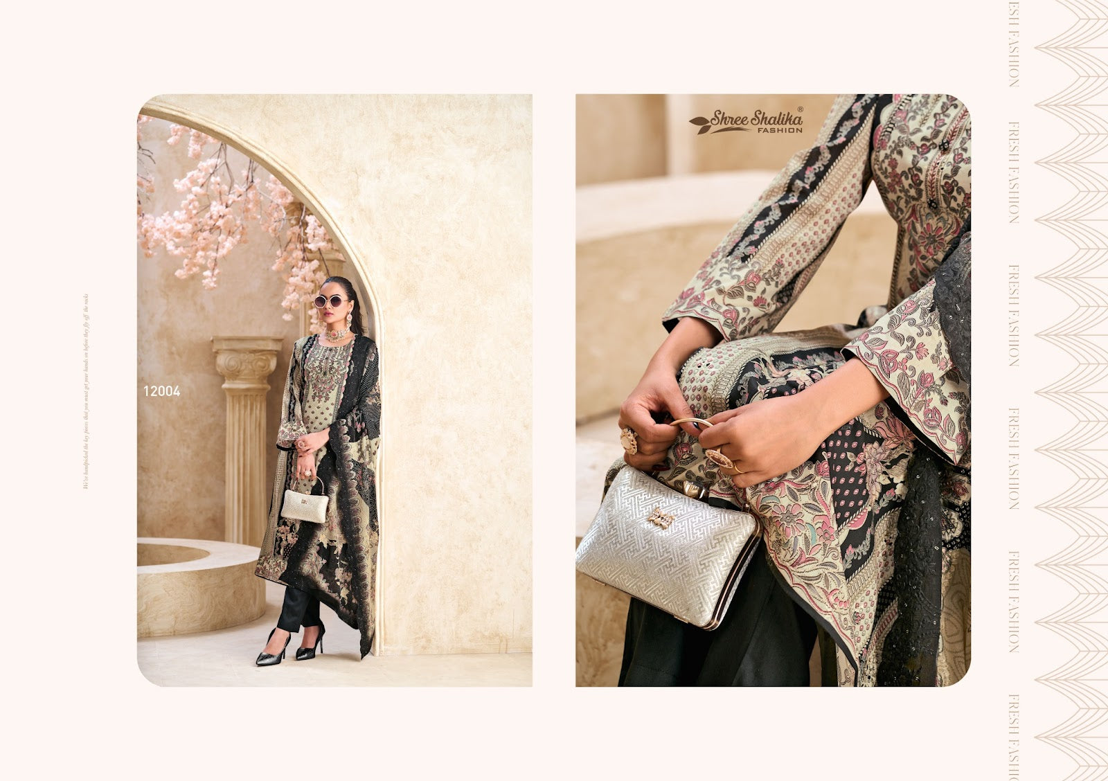 Mannat Vol 12 Shree Shalika Fashion Cotton Lawn Karachi Salwar Suits Supplier Ahmedabad