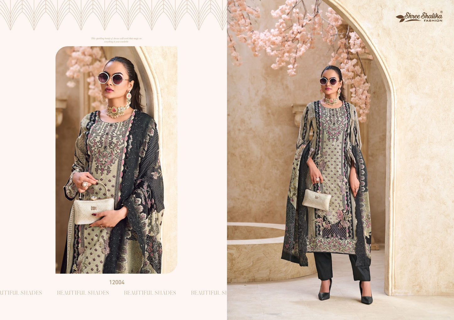 Mannat Vol 12 Shree Shalika Fashion Cotton Lawn Karachi Salwar Suits Supplier Ahmedabad