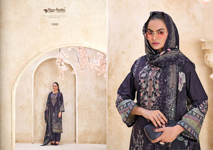 Mannat Vol 12 Shree Shalika Fashion Cotton Lawn Karachi Salwar Suits Supplier Ahmedabad