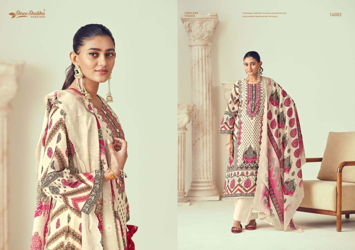 Mannat Vol 16 Shree Shalika Fashion Cotton Lawn Karachi Salwar Suits Exporter Gujarat