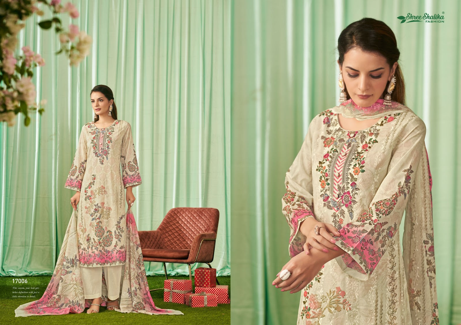 Mannat Vol 17 Shree Shalika Fashion Cotton Lawn Pant Style Suits Wholesale Price