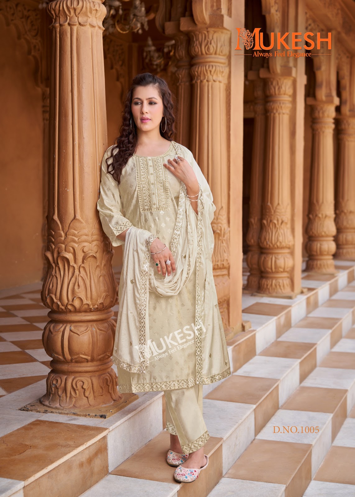 Mannat Vol 2 Mukesh Banwery Viscose Simmer Readymade Pant Style Suits Supplier Ahmedabad