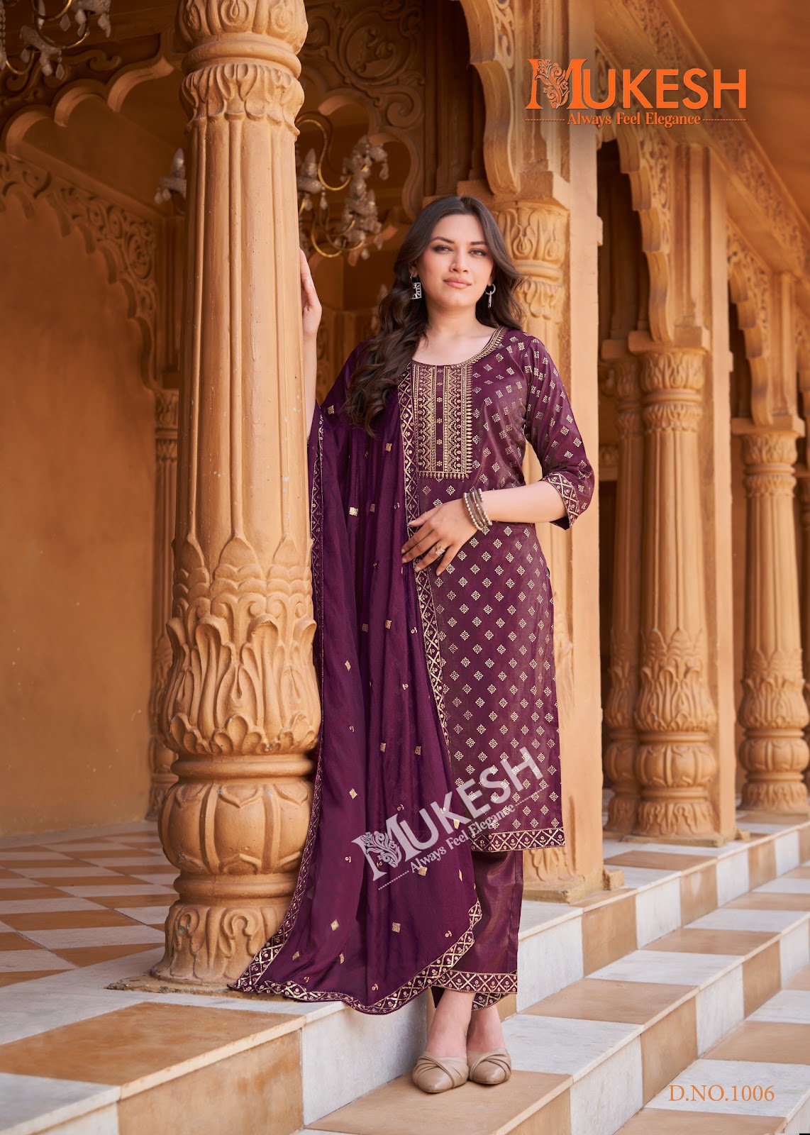 Mannat Vol 2 Mukesh Banwery Viscose Simmer Readymade Pant Style Suits Supplier Ahmedabad