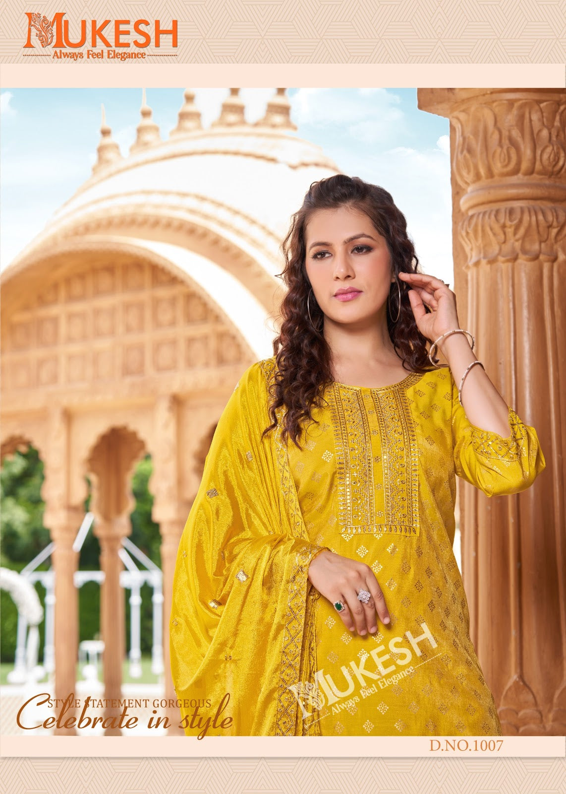 Mannat Vol 2 Mukesh Banwery Viscose Simmer Readymade Pant Style Suits Supplier Ahmedabad