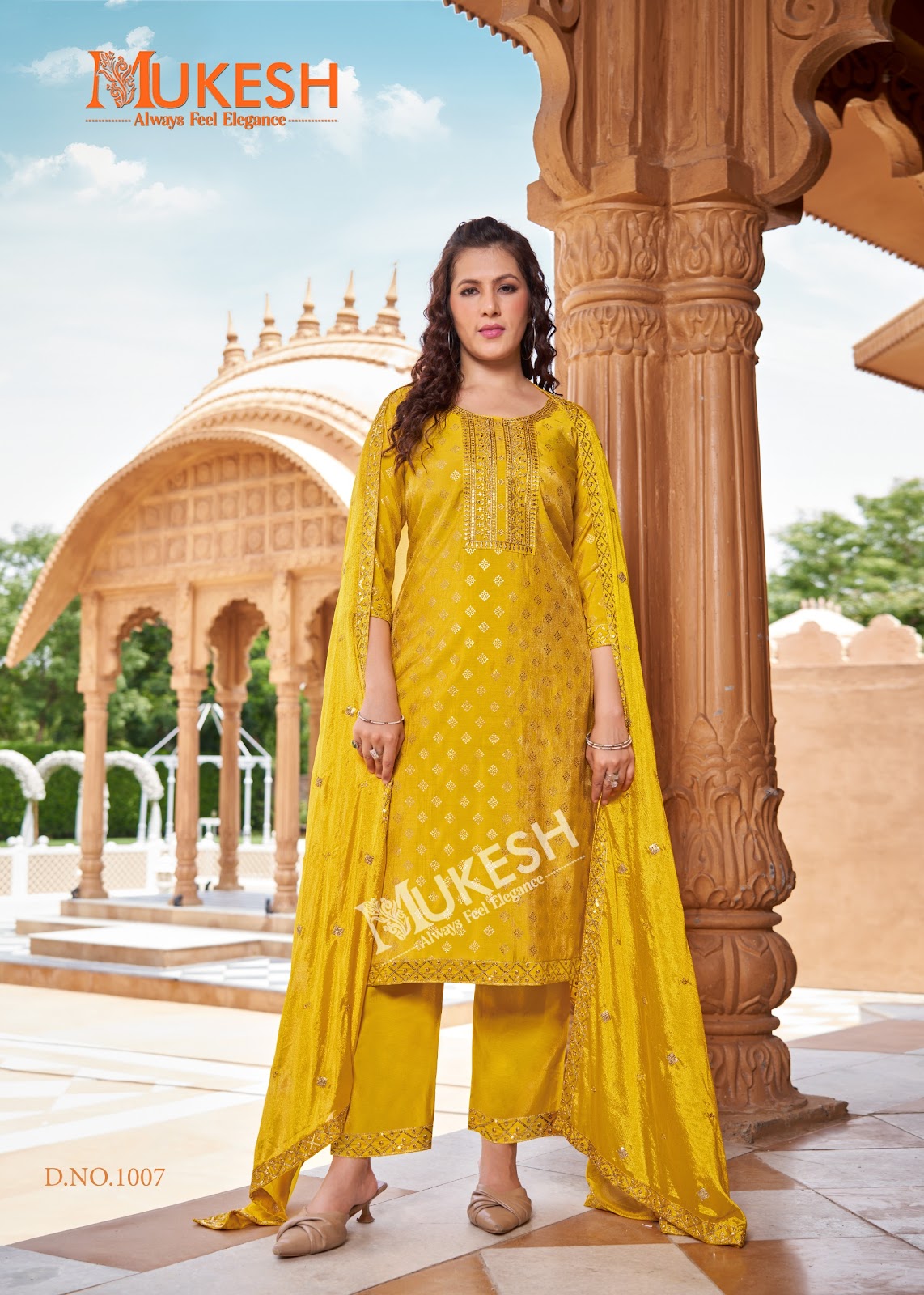 Mannat Vol 2 Mukesh Banwery Viscose Simmer Readymade Pant Style Suits Supplier Ahmedabad