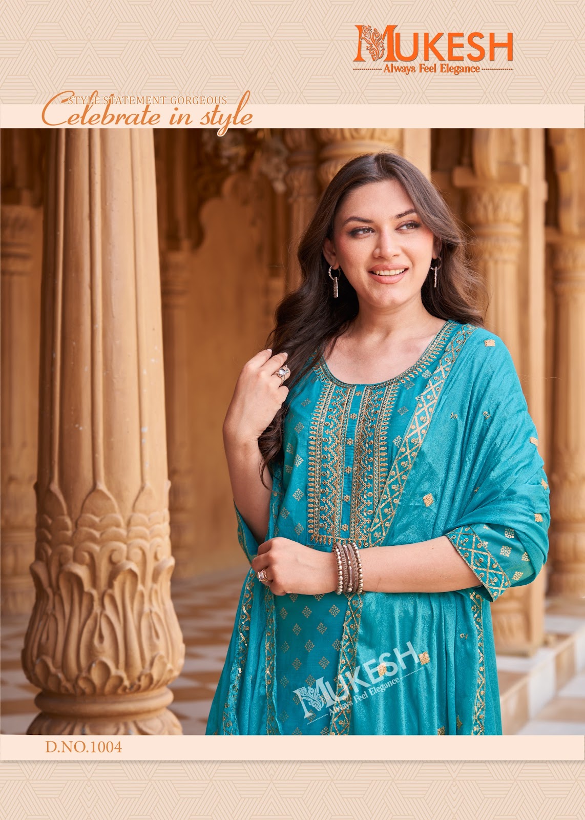 Mannat Vol 2 Mukesh Banwery Viscose Simmer Readymade Pant Style Suits Supplier Ahmedabad