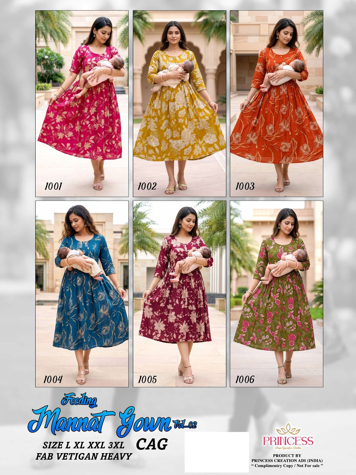 Mannat Vol 2 Princess Creation Vetican Feeding Kurtis Exporter