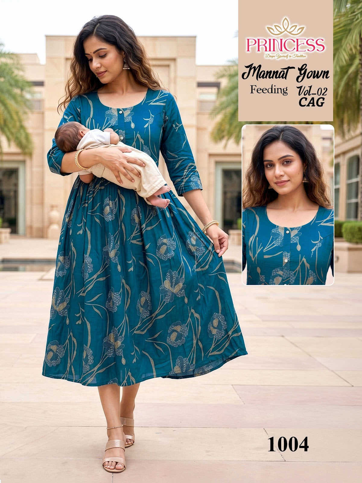 Mannat Vol 2 Princess Creation Vetican Feeding Kurtis Exporter