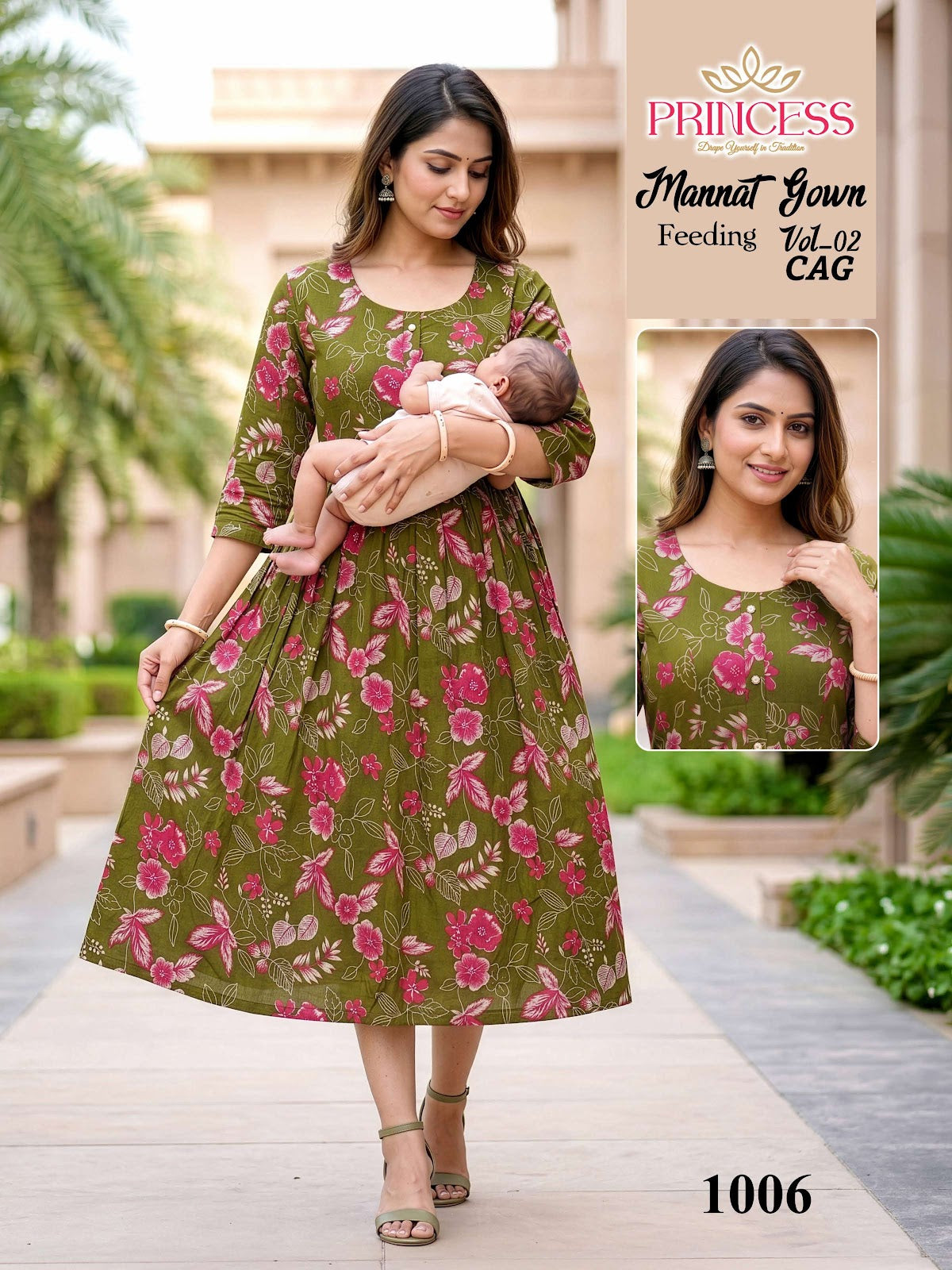 Mannat Vol 2 Princess Creation Vetican Feeding Kurtis Exporter