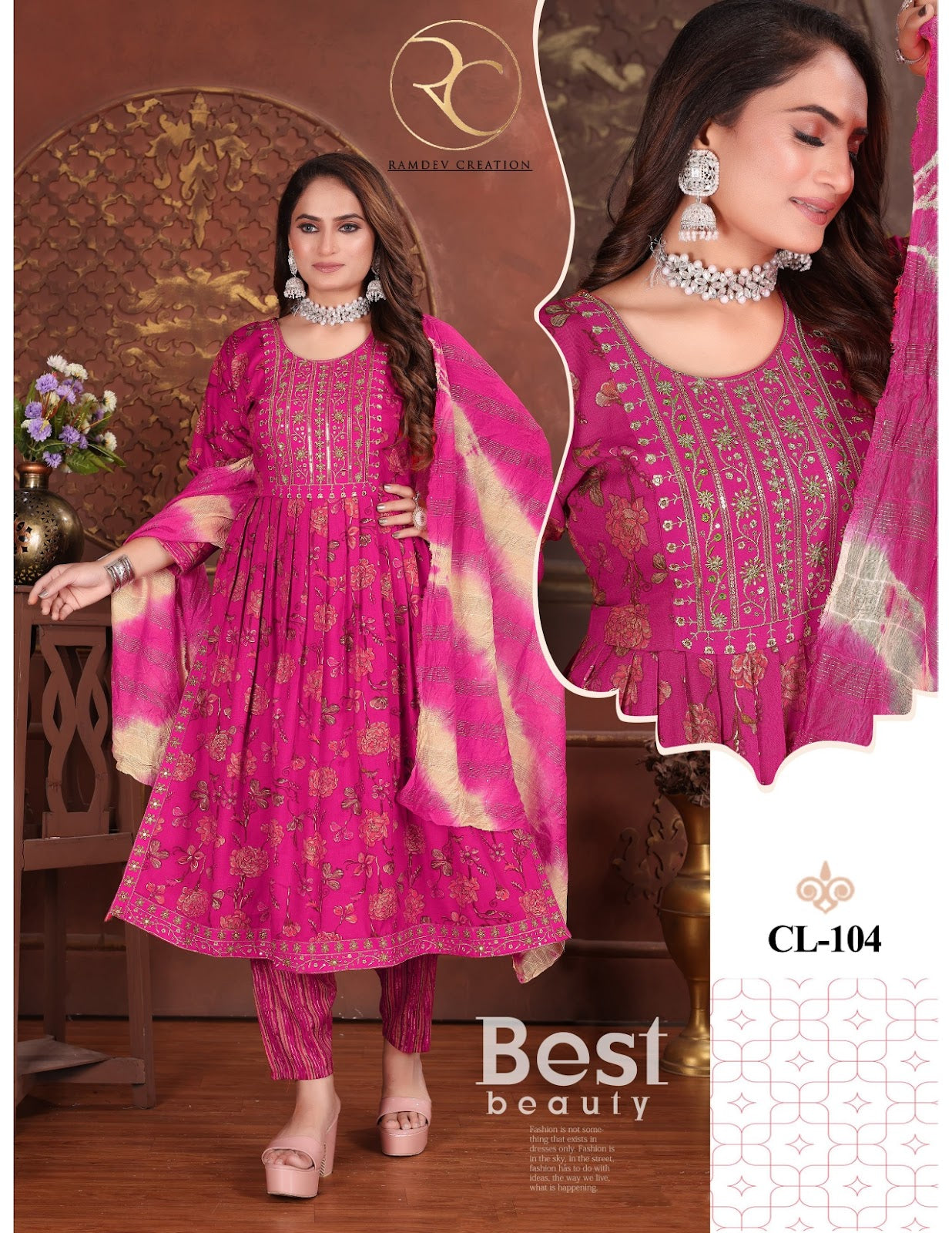 Mannat Vol 52 Ramdev Creation Capsule Readymade Pant Style Suits Supplier India
