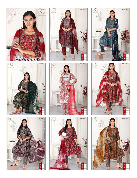 Mannat Vol 53 Ramdev Creation Capsule Readymade Pant Style Suits Supplier