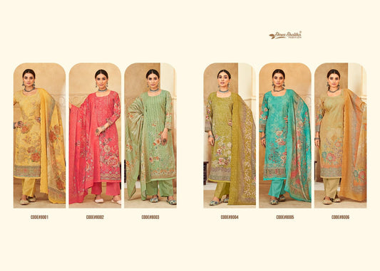 Mannat Vol 8 Shree Shalika Fashion Cotton Lawn Pant Style Suits Wholesaler Gujarat