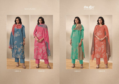 Mannati Omtex Cotton Pant Style Suits Wholesale Rate