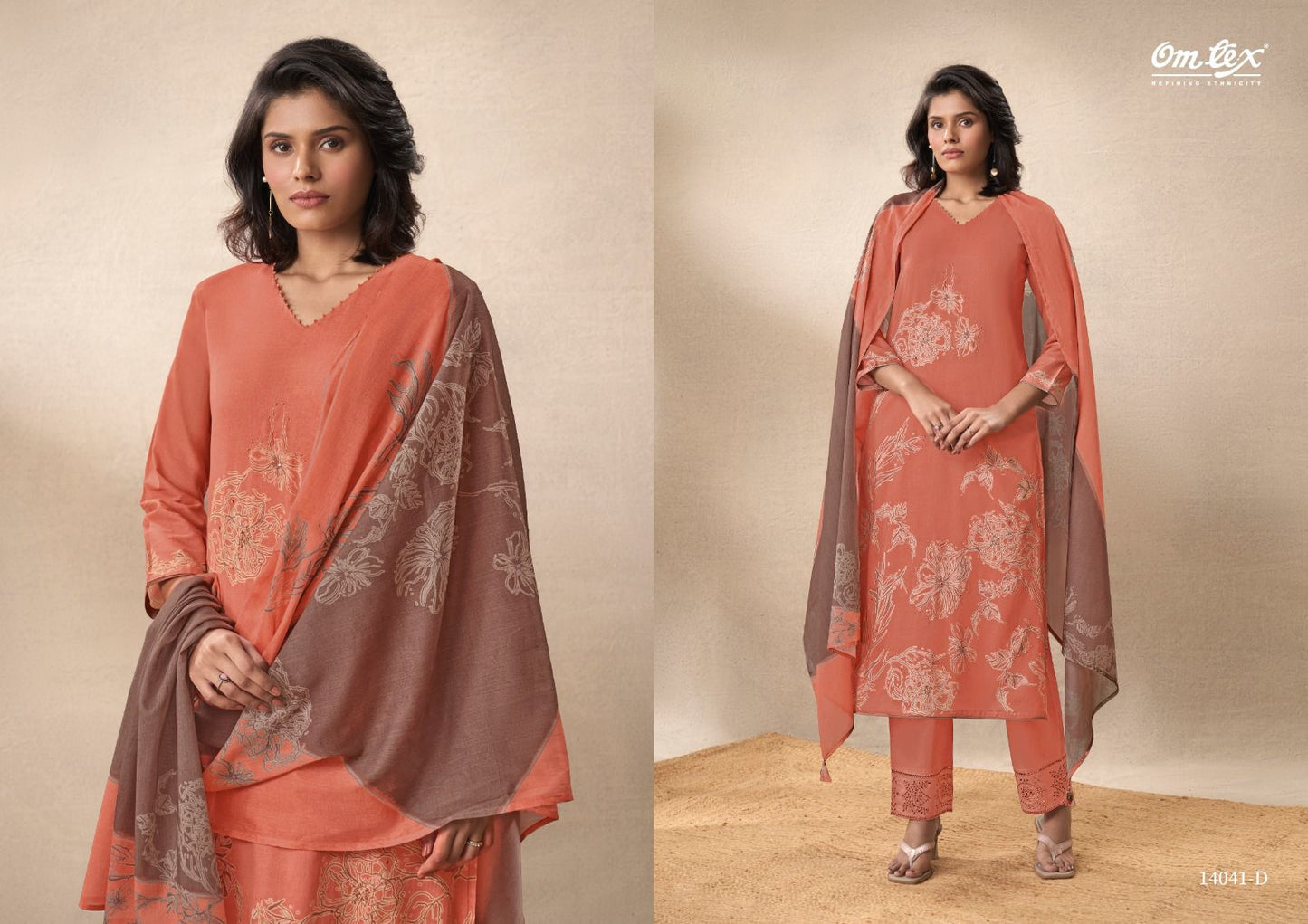 Mannati Omtex Cotton Pant Style Suits Wholesale Rate
