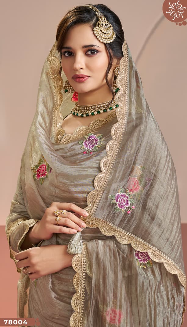 Manntraa Kuleesh Vinay Fashion Llp Gold Silk Pant Style Suits Exporter Ahmedabad
