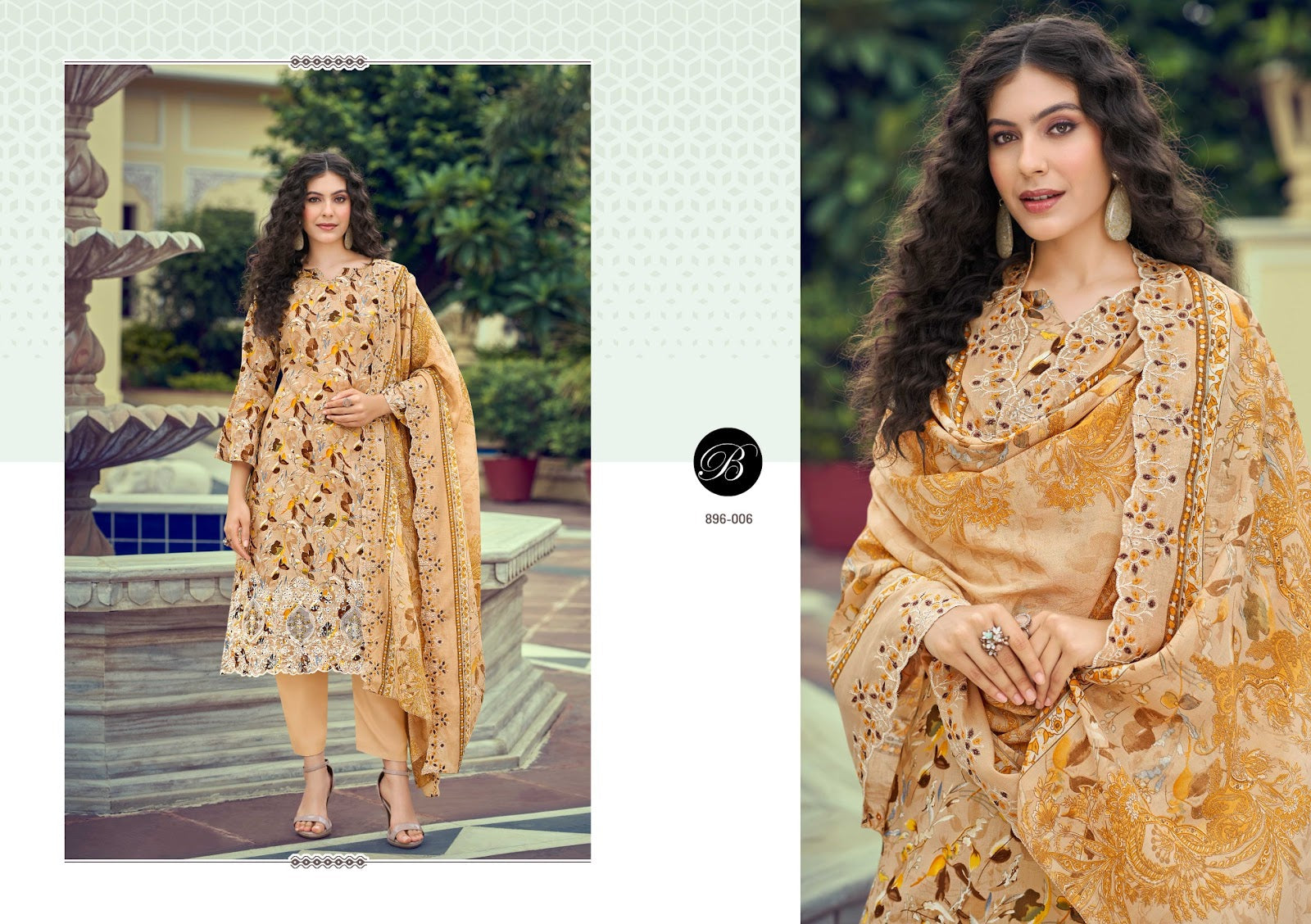 Manohari Belliza Designer Studio Cotton Karachi Salwar Suits Wholesaler Gujarat