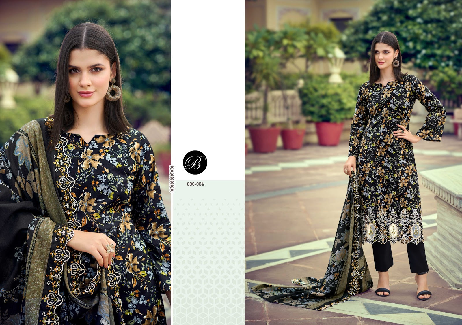 Manohari Belliza Designer Studio Cotton Karachi Salwar Suits Wholesaler Gujarat