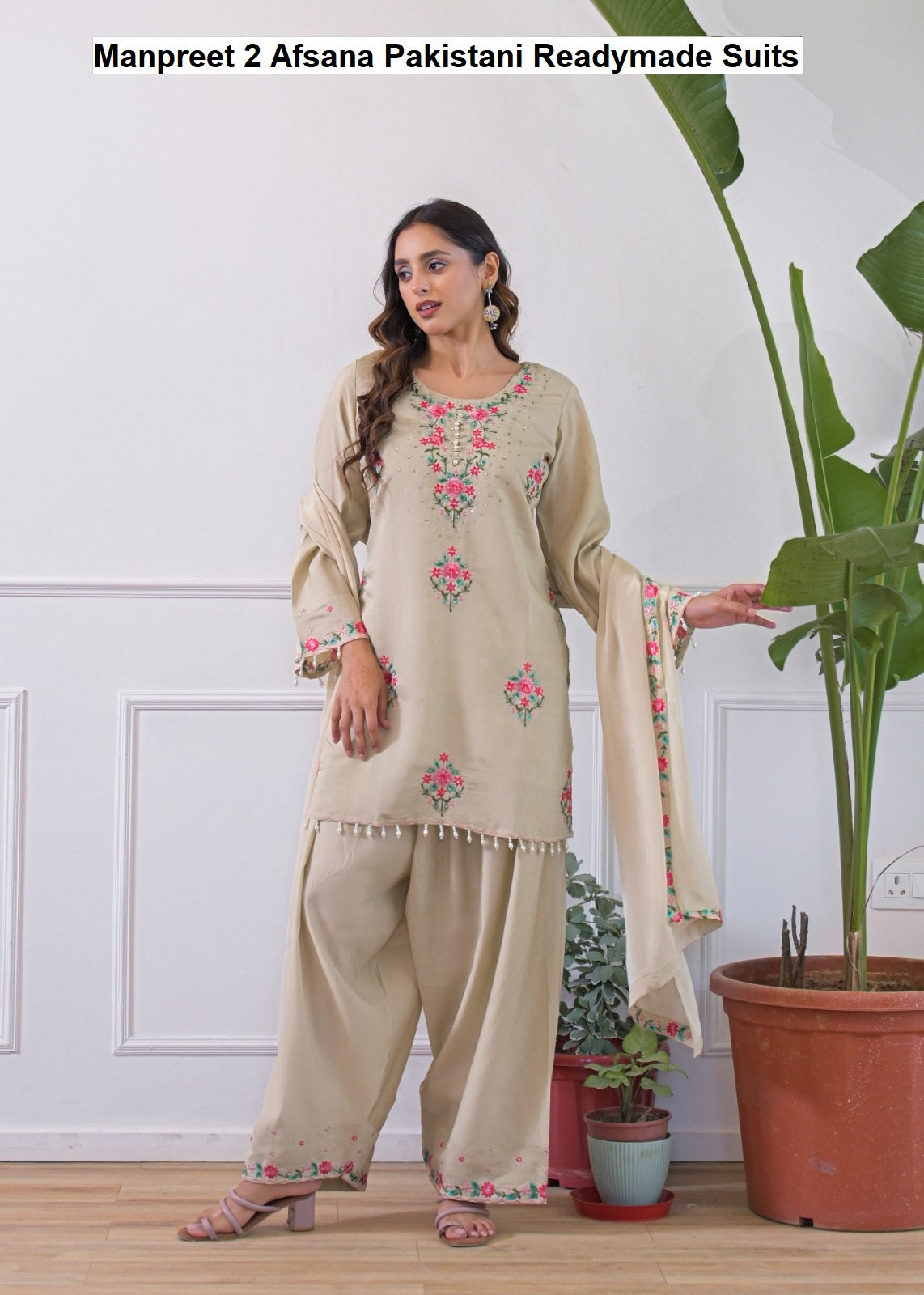 Manpreet 2 Afsana Silk Pakistani Readymade Suits Manufacturer