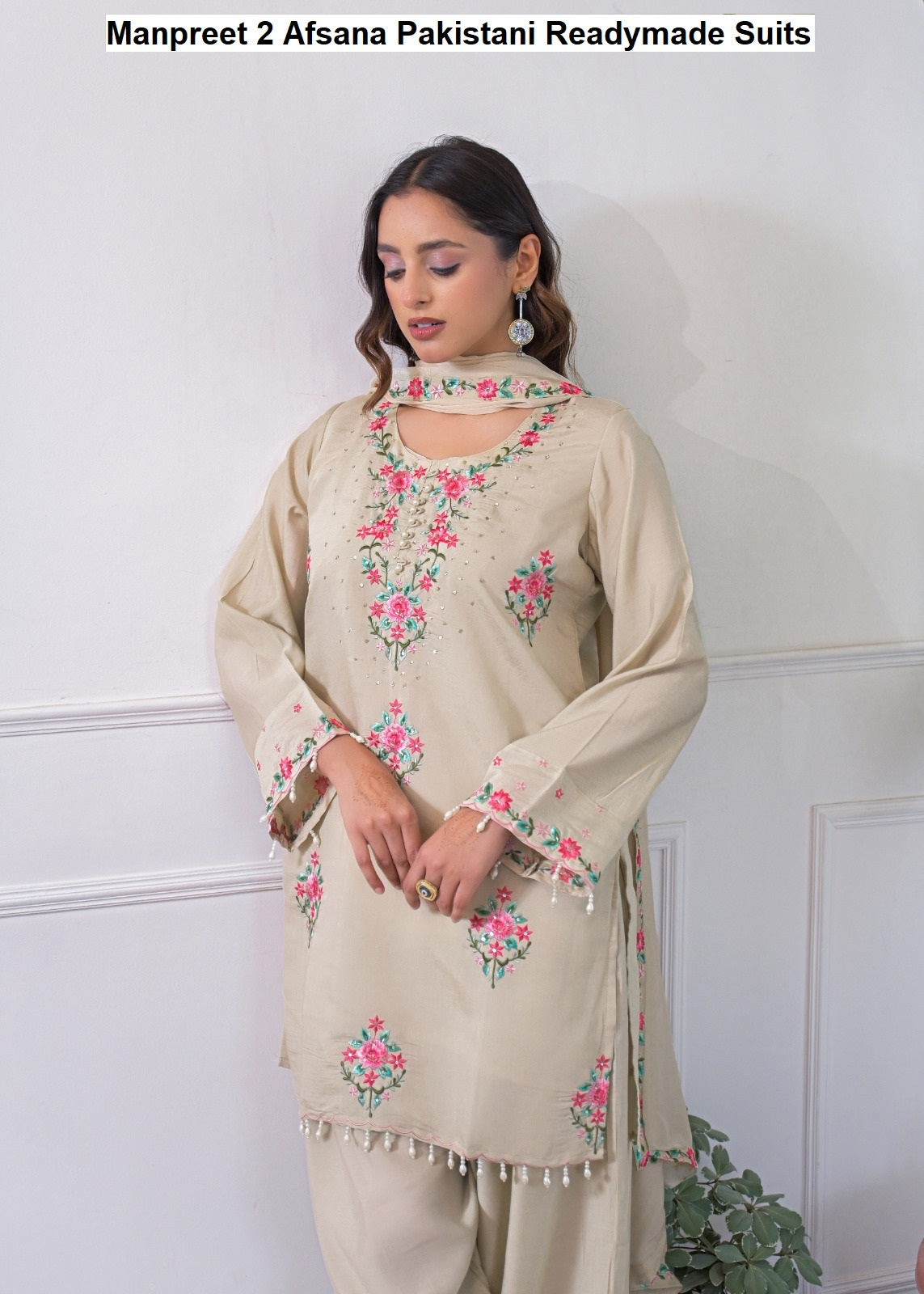 Manpreet 2 Afsana Silk Pakistani Readymade Suits Manufacturer