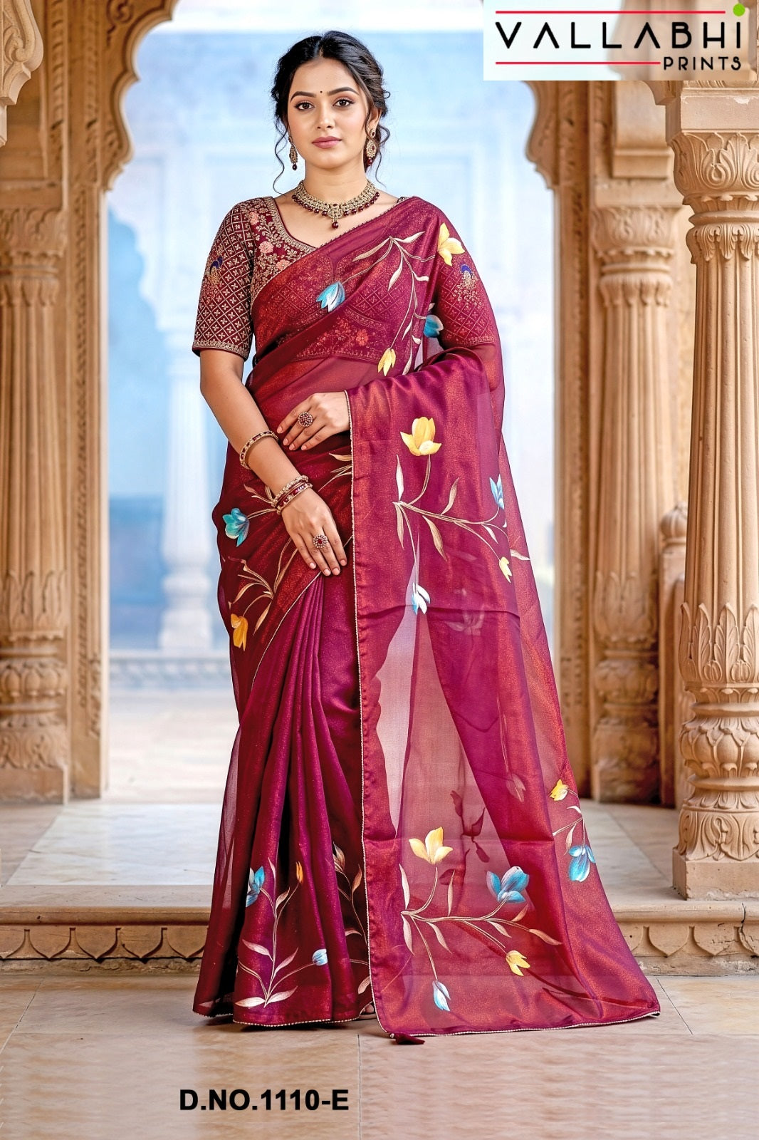 Manshika Vol 10 Vallabhi Prints Sarees Exporter Gujarat