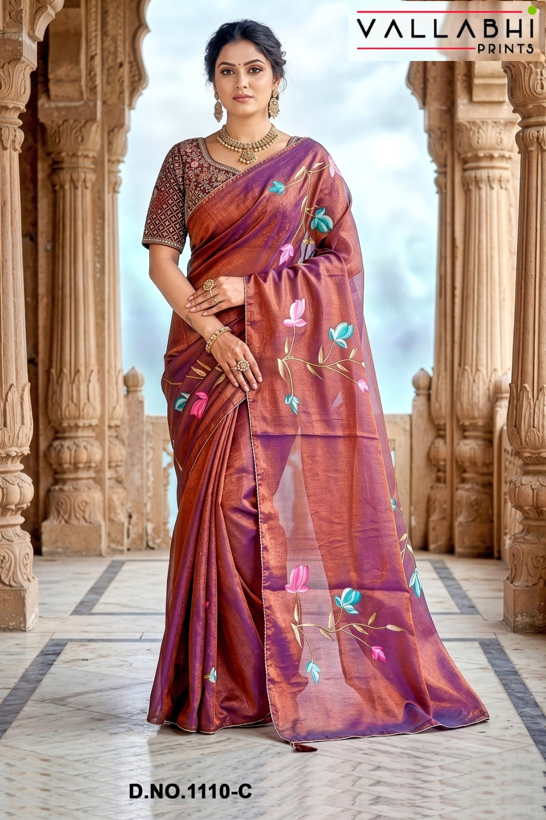 Manshika Vol 10 Vallabhi Prints Sarees Exporter Gujarat