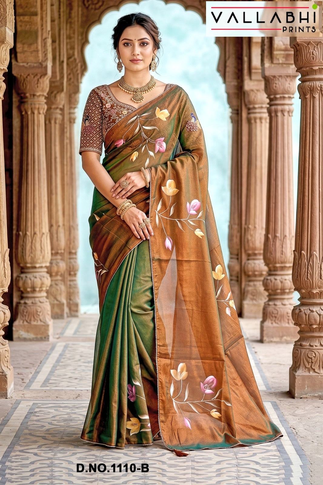 Manshika Vol 10 Vallabhi Prints Sarees Exporter Gujarat