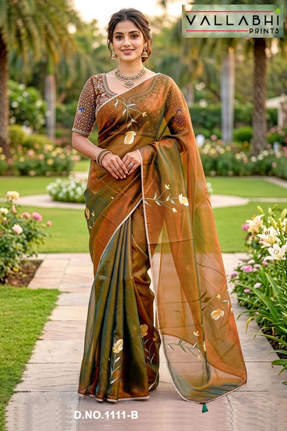 Manshika Vol 11 Vallabhi Prints Sarees Wholesaler Gujarat