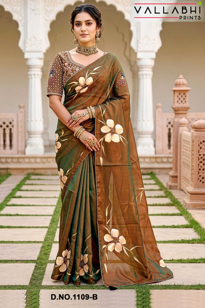 Manshika Vol 8 Vallabhi Prints Sarees Manufacturer Gujarat