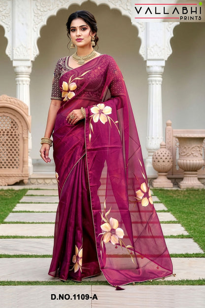 Manshika Vol 8 Vallabhi Prints Sarees Manufacturer Gujarat