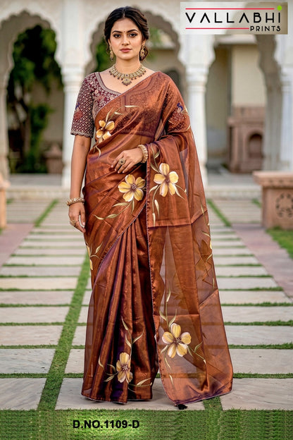 Manshika Vol 8 Vallabhi Prints Sarees Manufacturer Gujarat