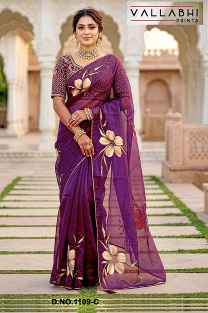 Manshika Vol 8 Vallabhi Prints Sarees Manufacturer Gujarat