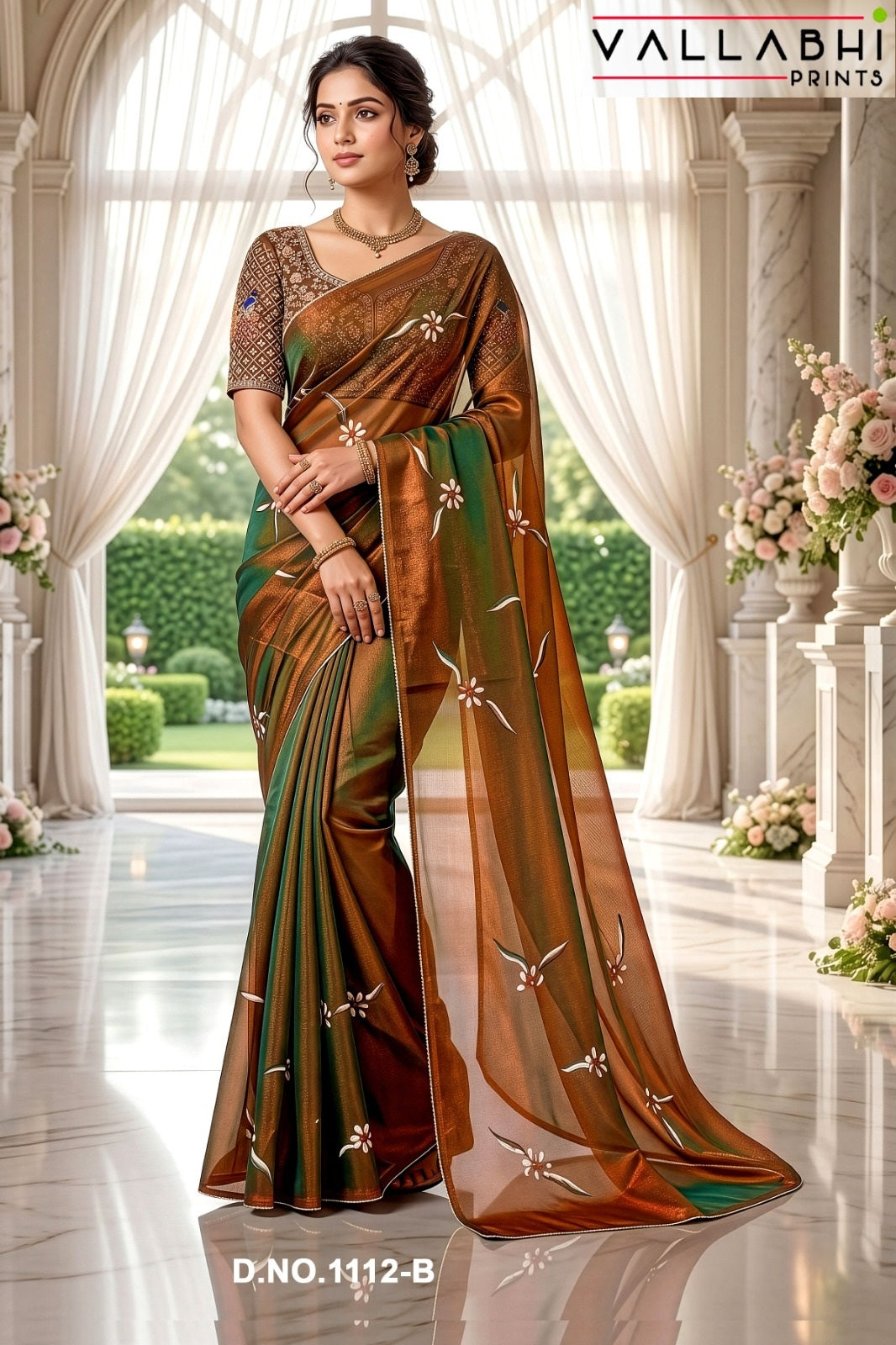 Manshika Vol 9 Vallabhi Prints Sarees Supplier Gujarat