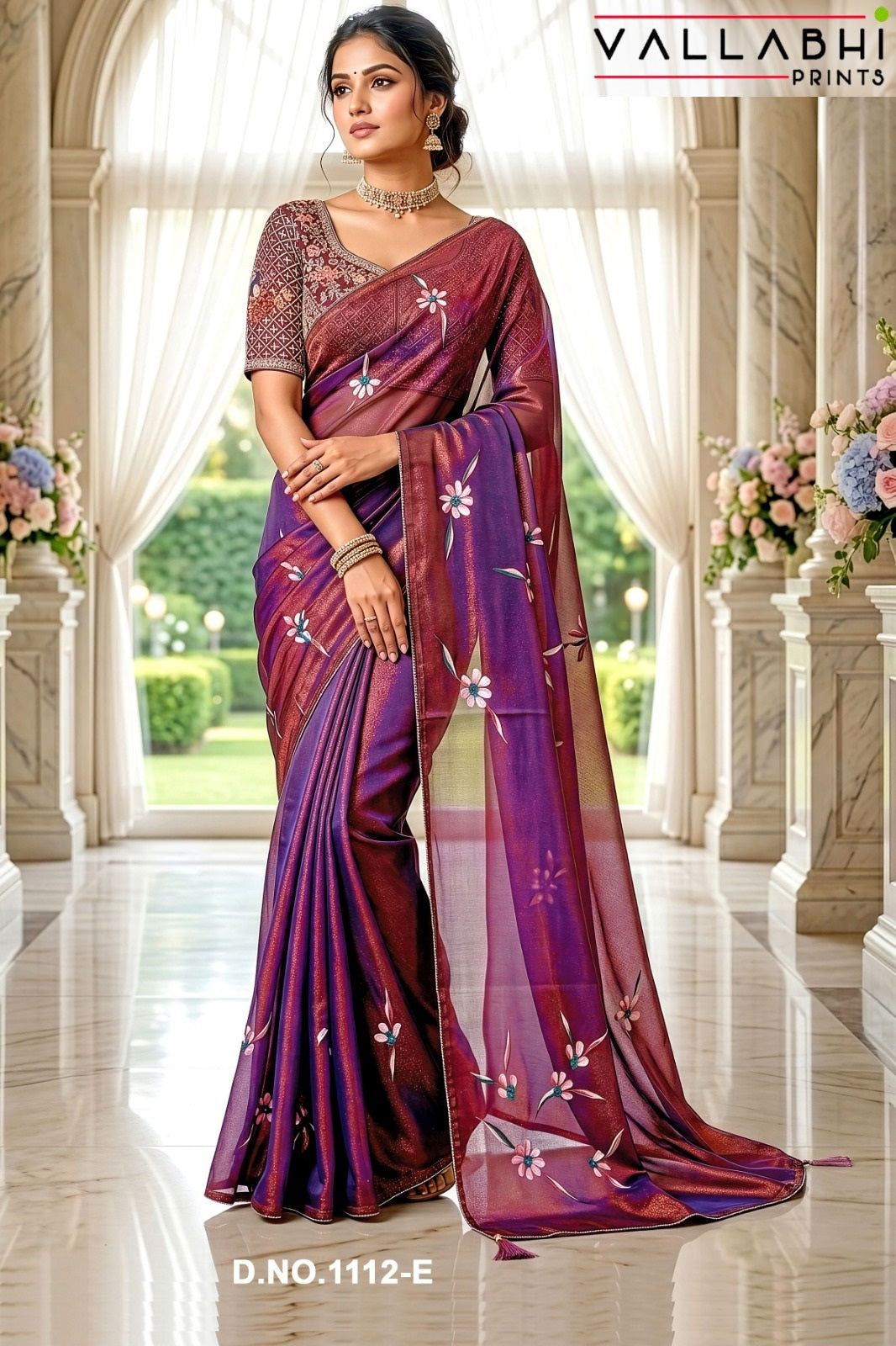 Manshika Vol 9 Vallabhi Prints Sarees Supplier Gujarat