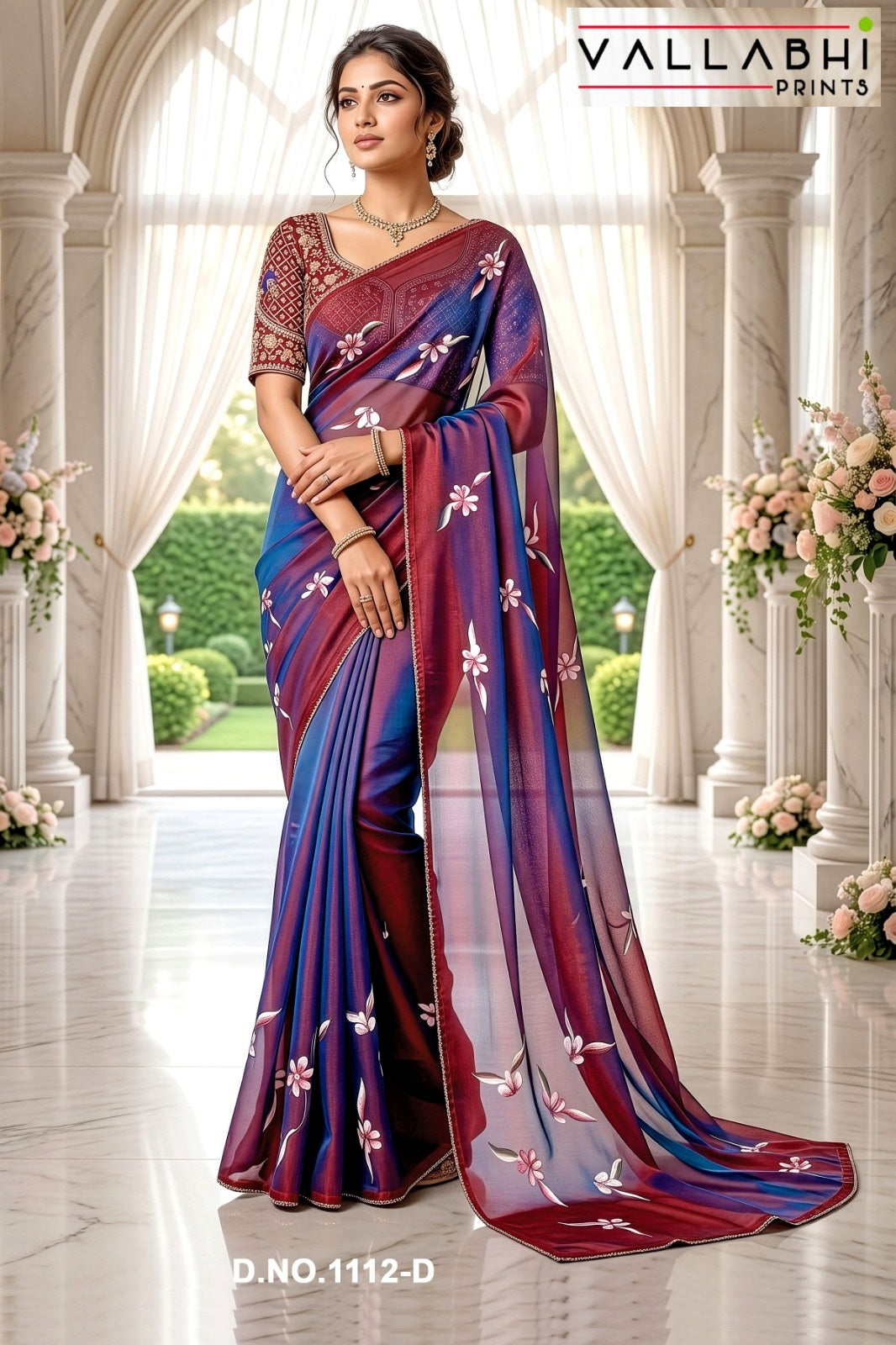 Manshika Vol 9 Vallabhi Prints Sarees Supplier Gujarat