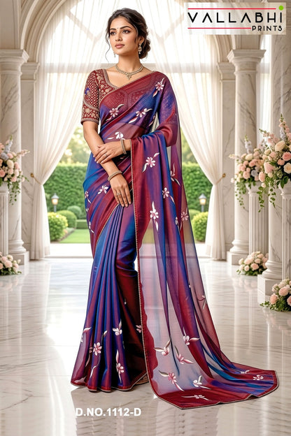 Manshika Vol 9 Vallabhi Prints Sarees Supplier Gujarat
