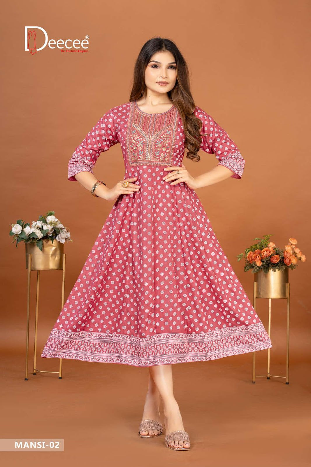 Mansi Deecee Rayon Anarkali Kurtis Exporter Gujarat