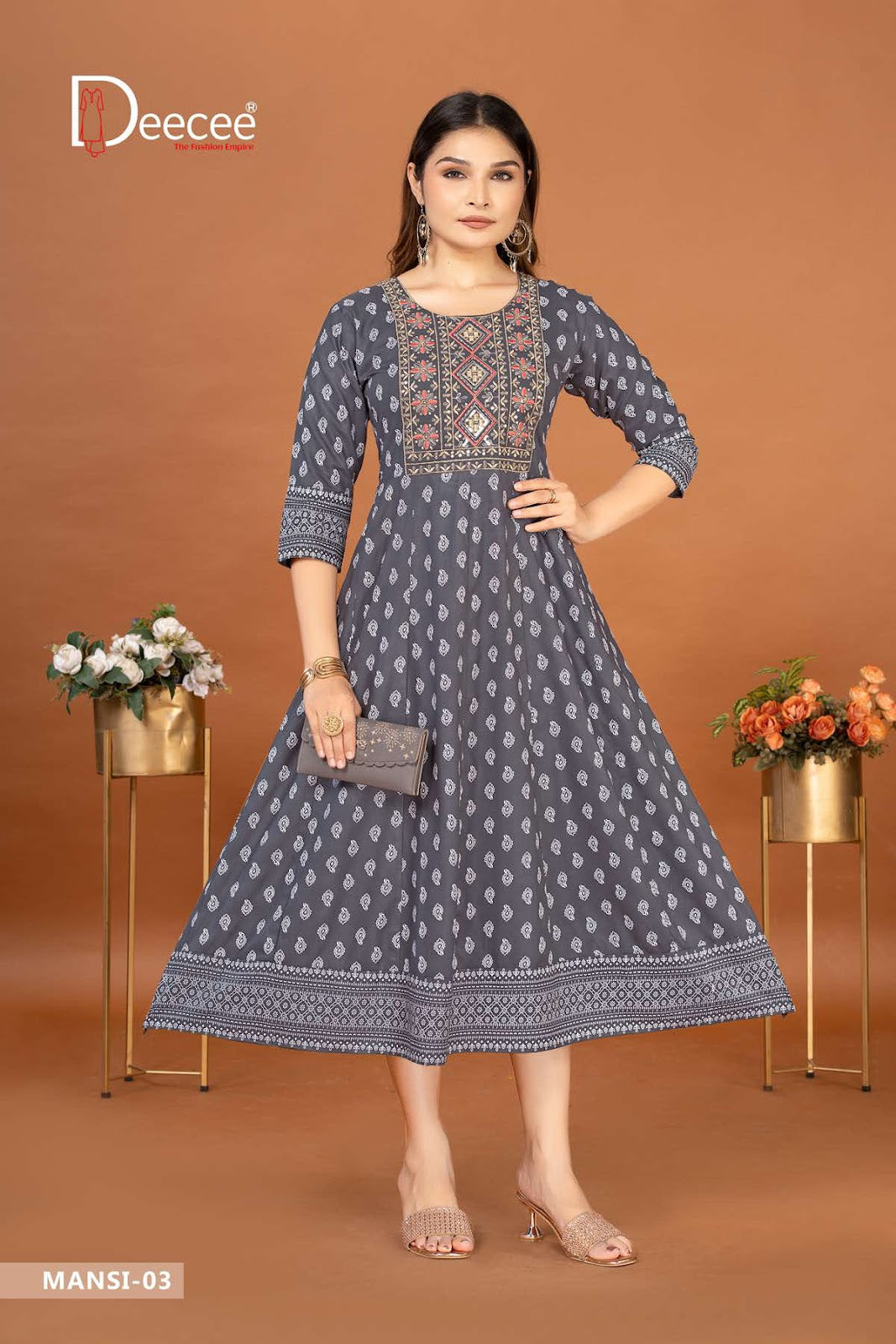 Mansi Deecee Rayon Anarkali Kurtis Exporter Gujarat