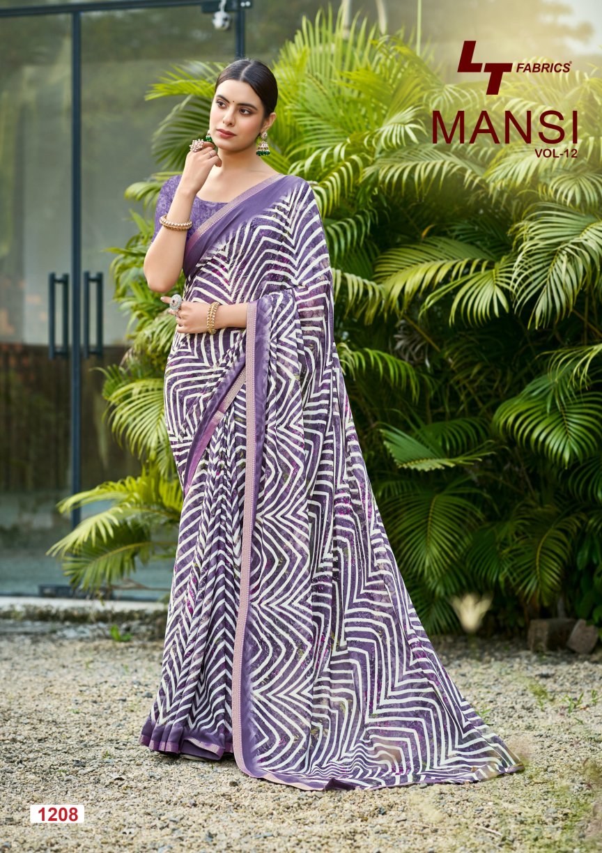 Mansi Vol 12 Lt Fabrics Micro Sarees Exporter
