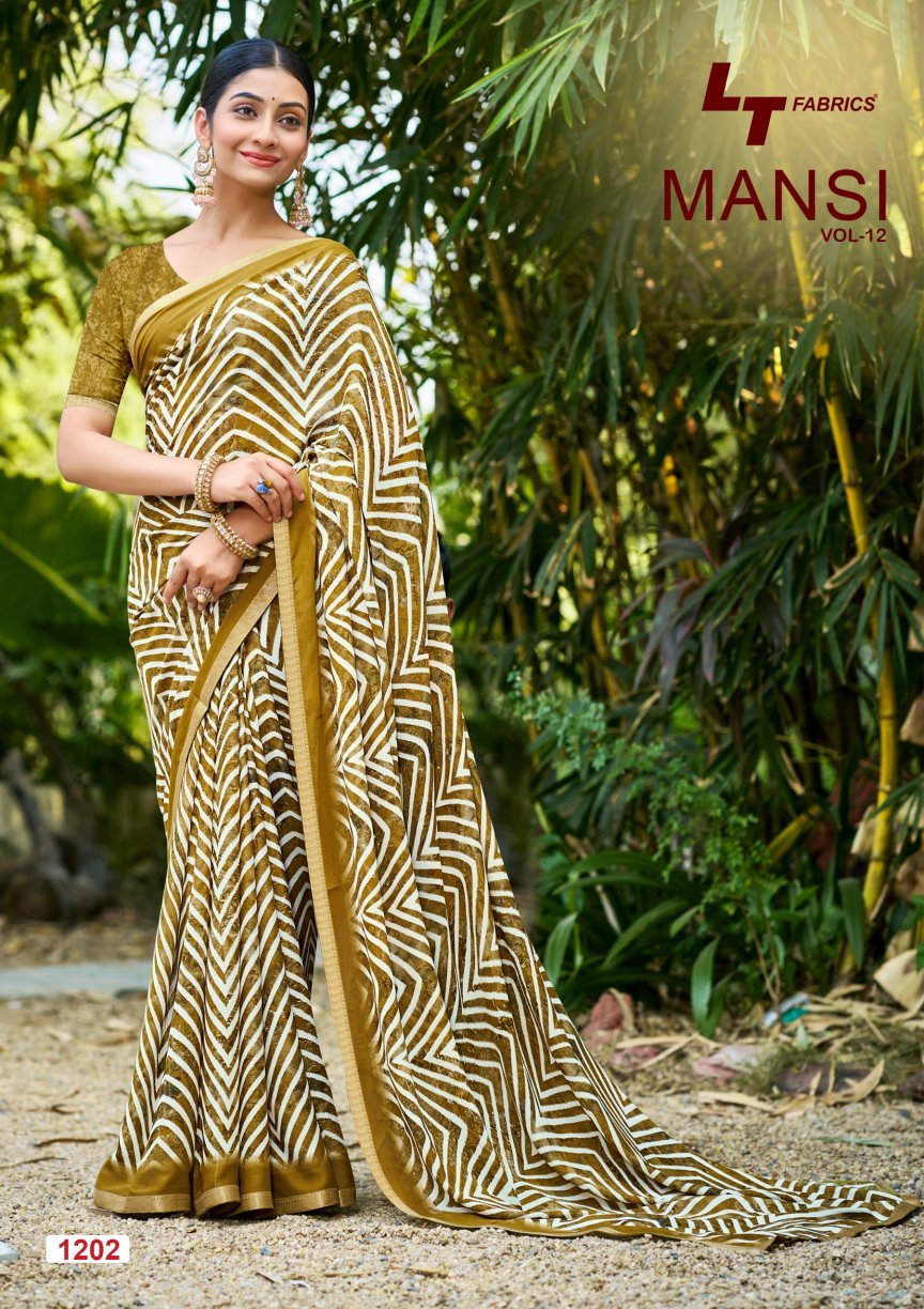 Mansi Vol 12 Lt Fabrics Micro Sarees Exporter