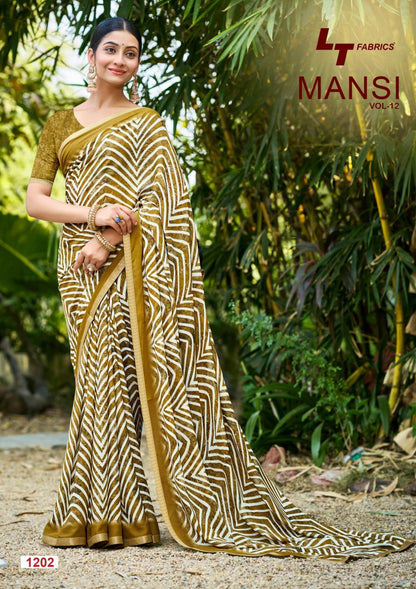 Mansi Vol 12 Lt Fabrics Micro Sarees Exporter
