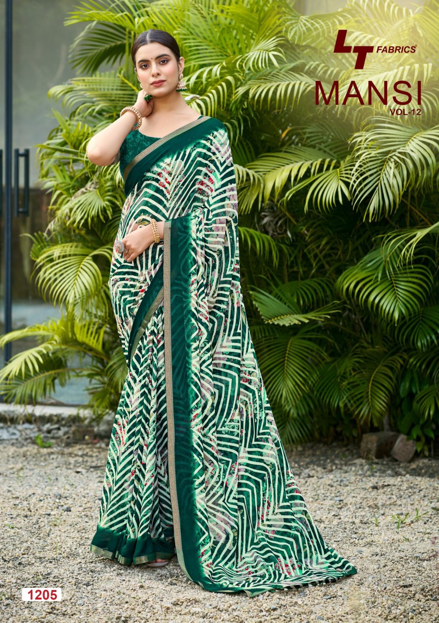 Mansi Vol 12 Lt Fabrics Micro Sarees Exporter
