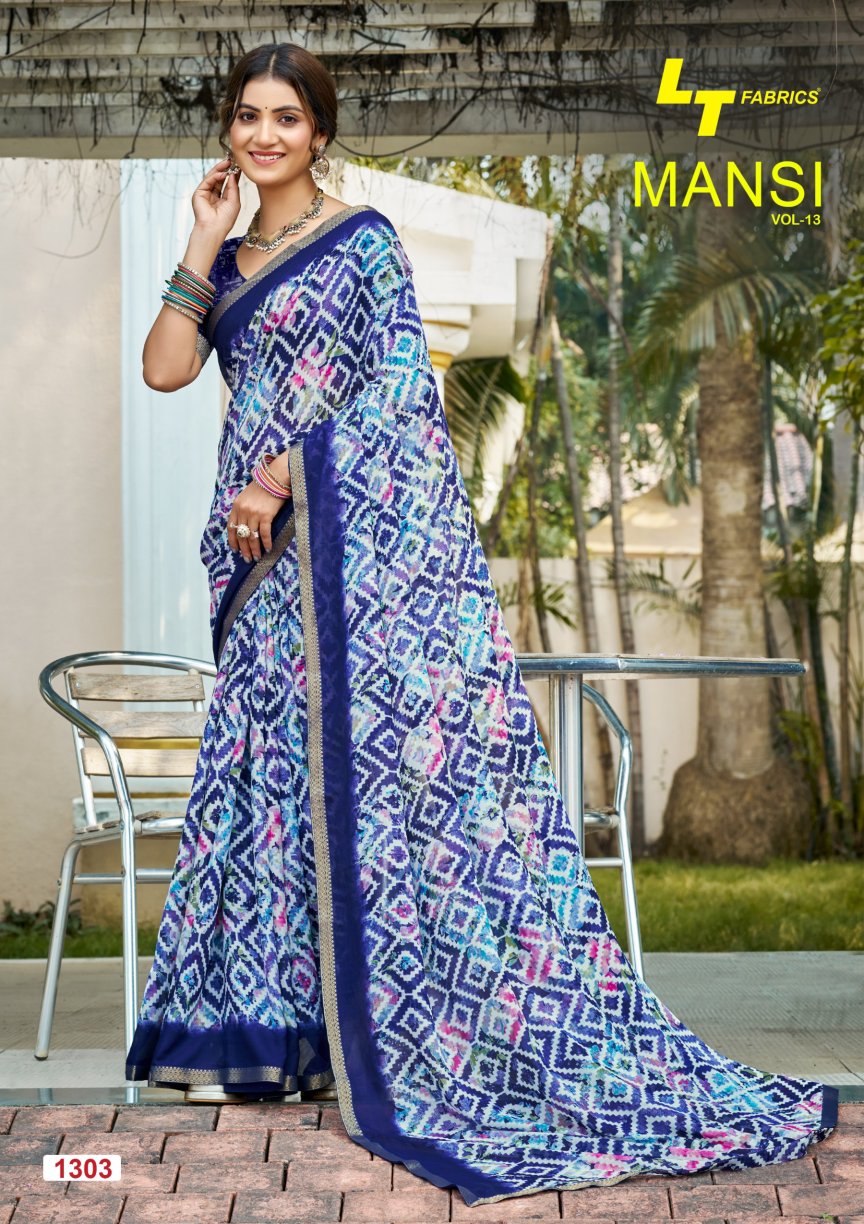 Mansi Vol 13 Lt Fabrics Micro Sarees Supplier