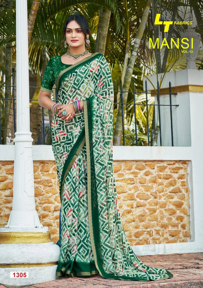 Mansi Vol 13 Lt Fabrics Micro Sarees Supplier