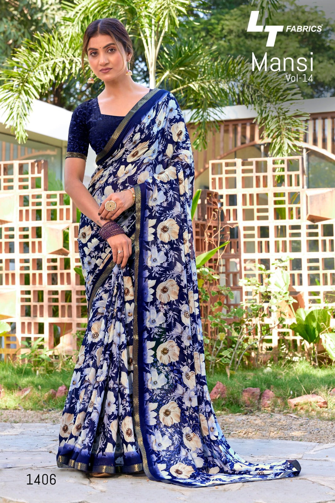 Mansi Vol 14 Lt Fabrics Micro Sarees Manufacturer