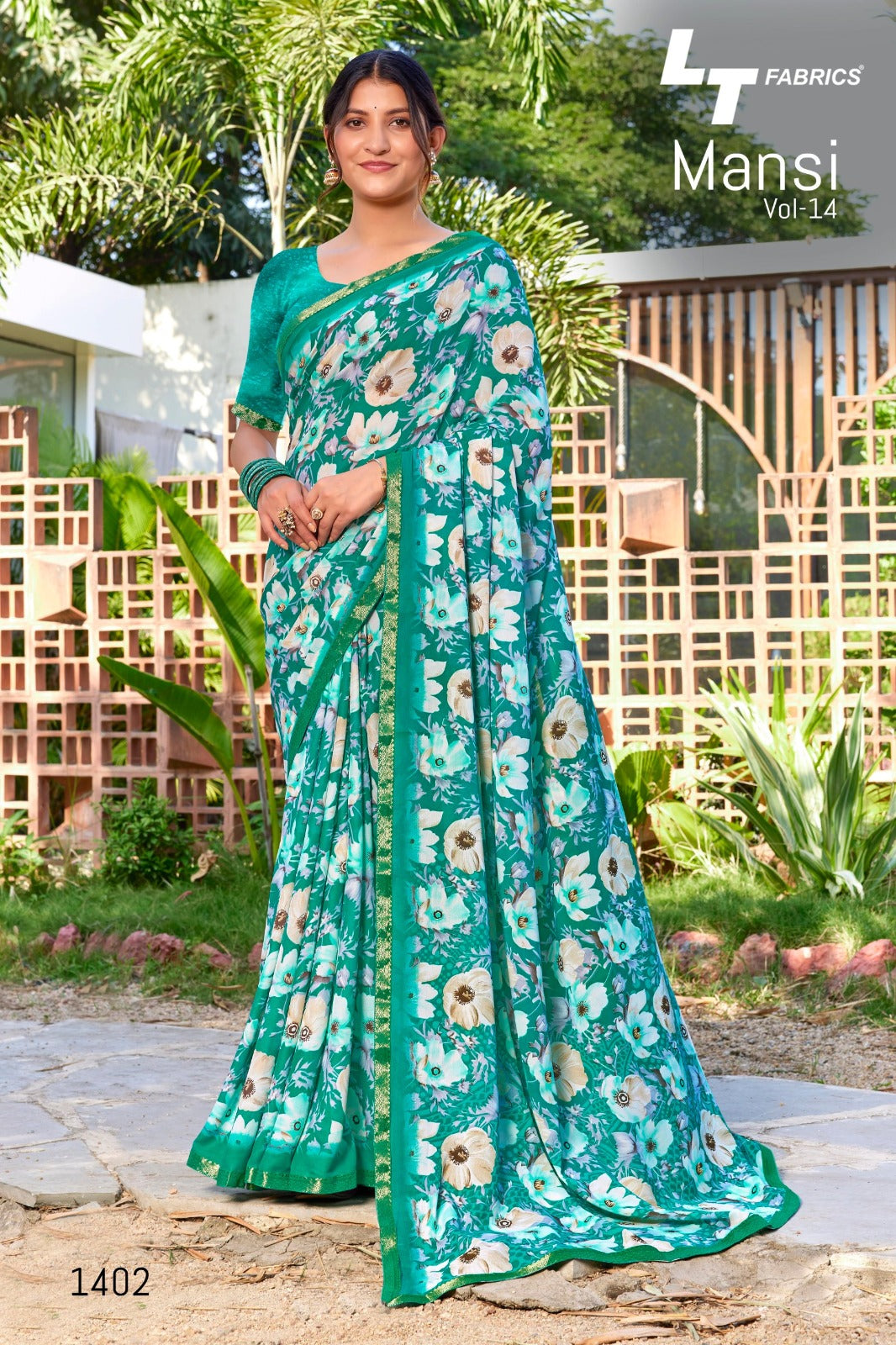 Mansi Vol 14 Lt Fabrics Micro Sarees Manufacturer