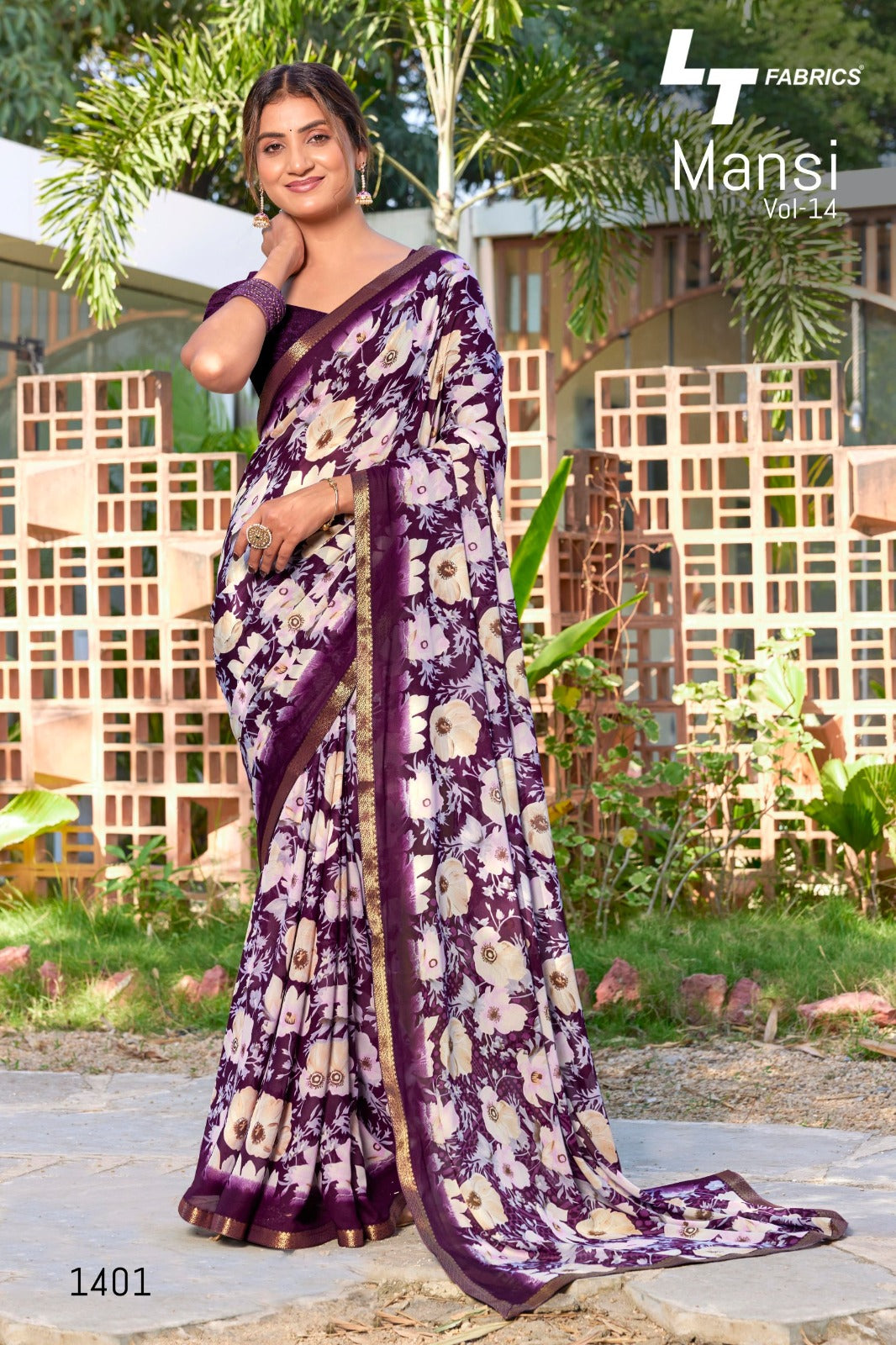 Mansi Vol 14 Lt Fabrics Micro Sarees Manufacturer