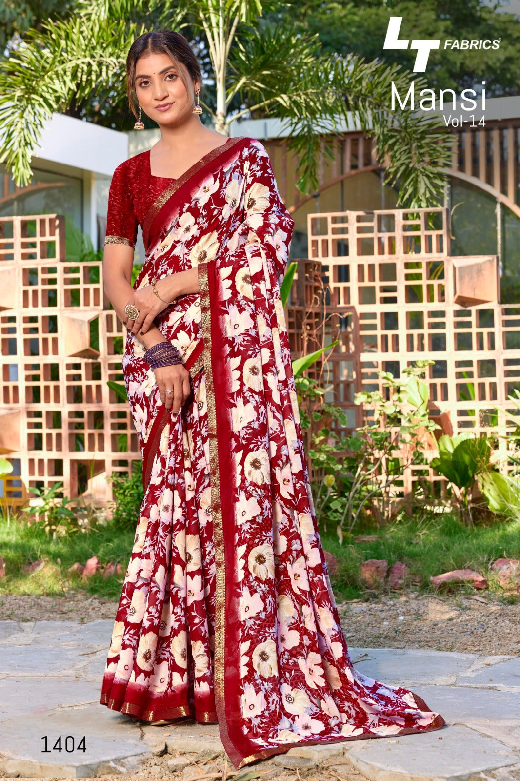 Mansi Vol 14 Lt Fabrics Micro Sarees Manufacturer