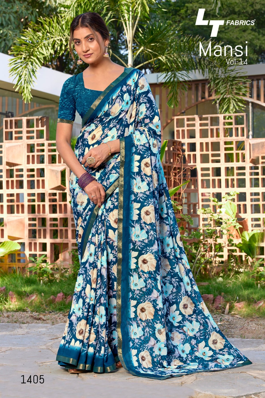 Mansi Vol 14 Lt Fabrics Micro Sarees Manufacturer