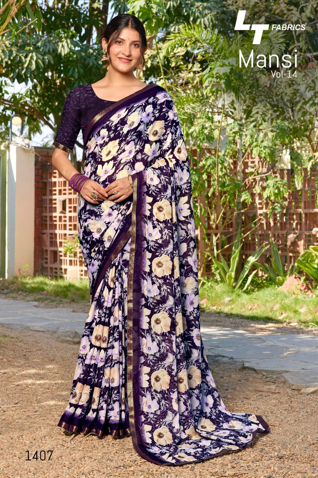 Mansi Vol 14 Lt Fabrics Micro Sarees Manufacturer