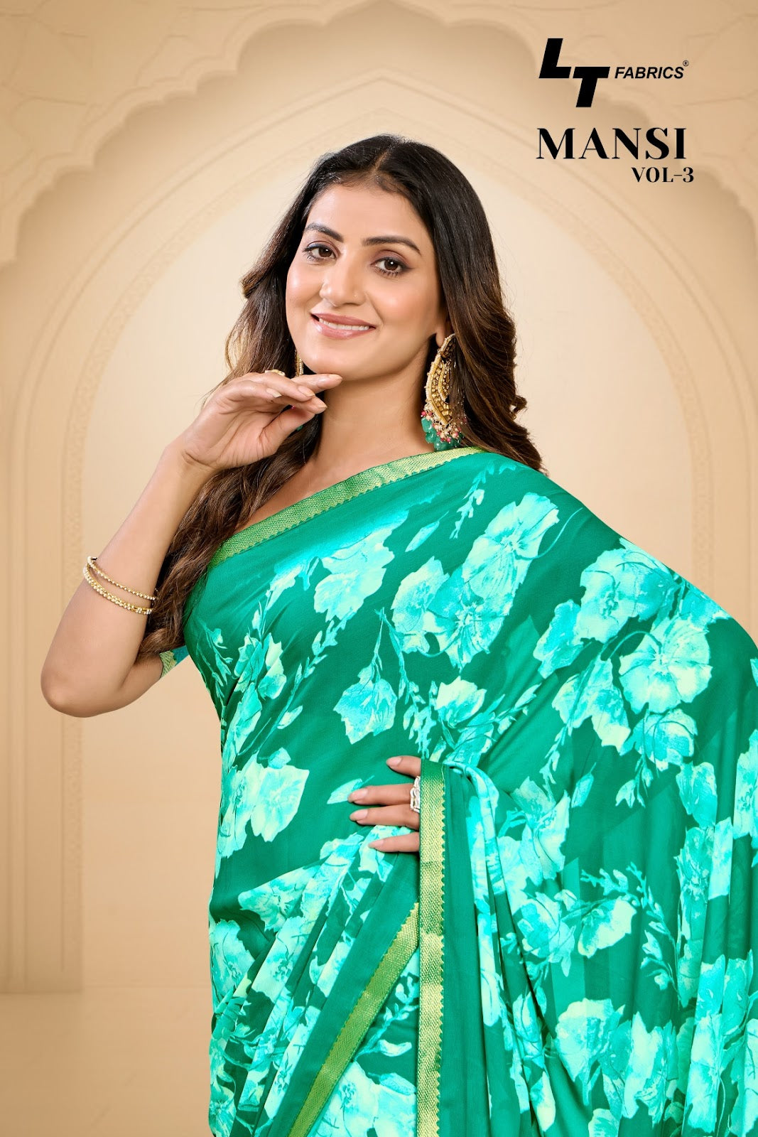 Mansi Vol 3 Lt Fabrics Micro Sarees Exporter